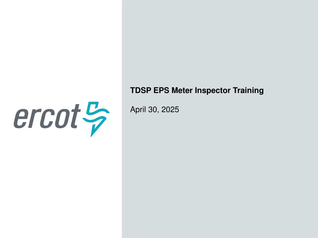 tdsp eps meter inspector training