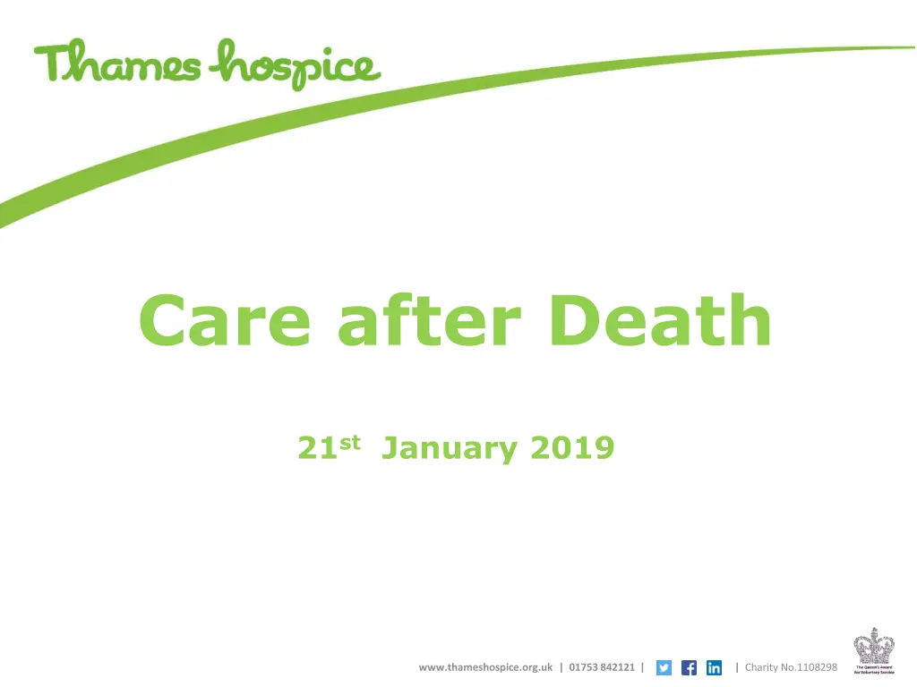 care after death