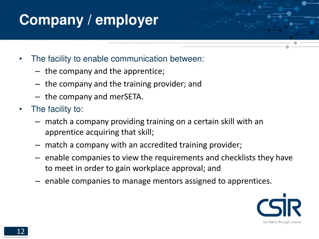 company employer