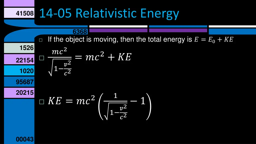 14 05 relativistic energy 2