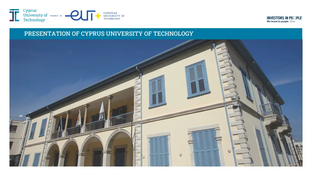 presentation of cyprus university of technology