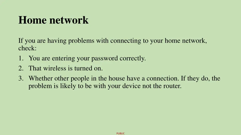 home network