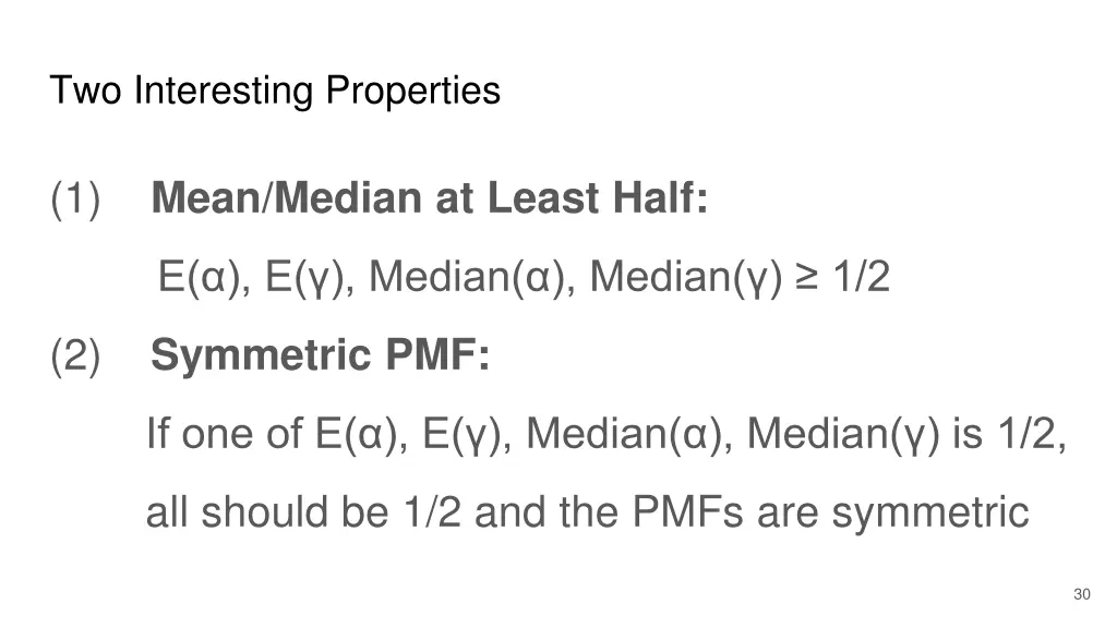 two interesting properties