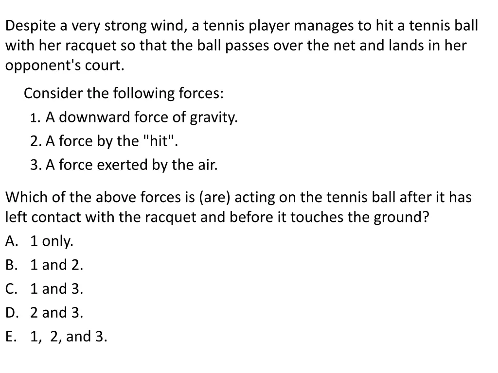 despite a very strong wind a tennis player