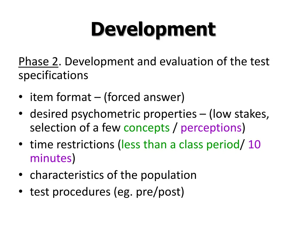development 1