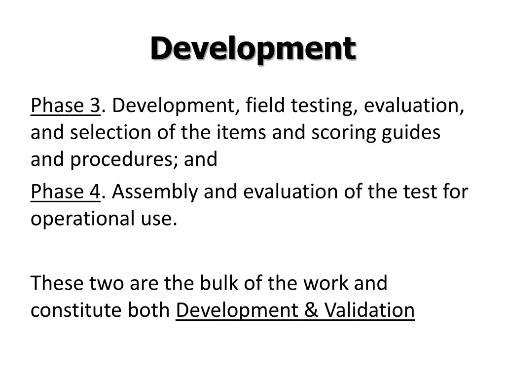 development 2