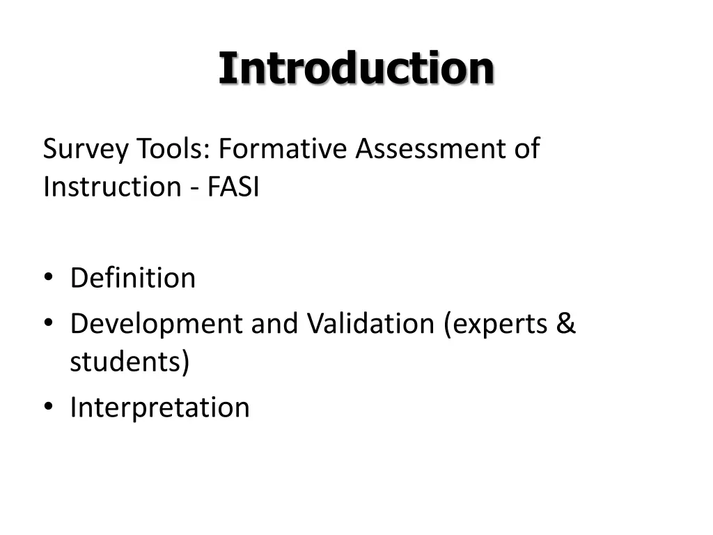 introduction