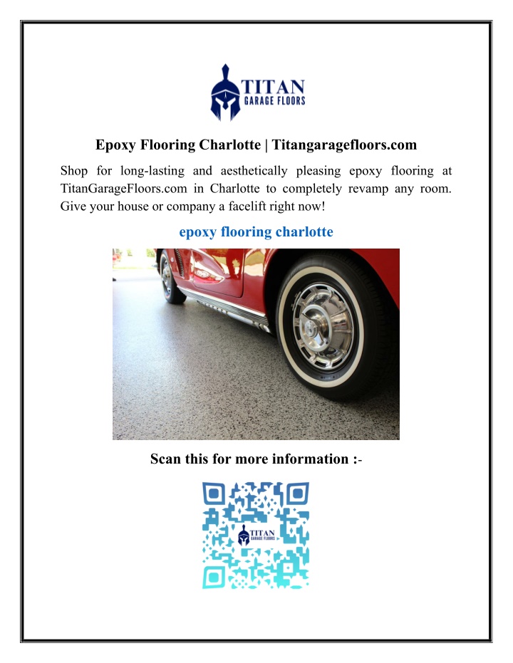 epoxy flooring charlotte titangaragefloors com