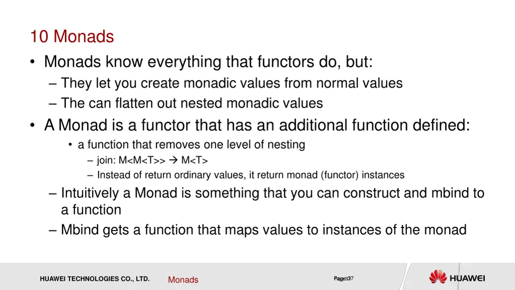 10 monads monads know everything that functors