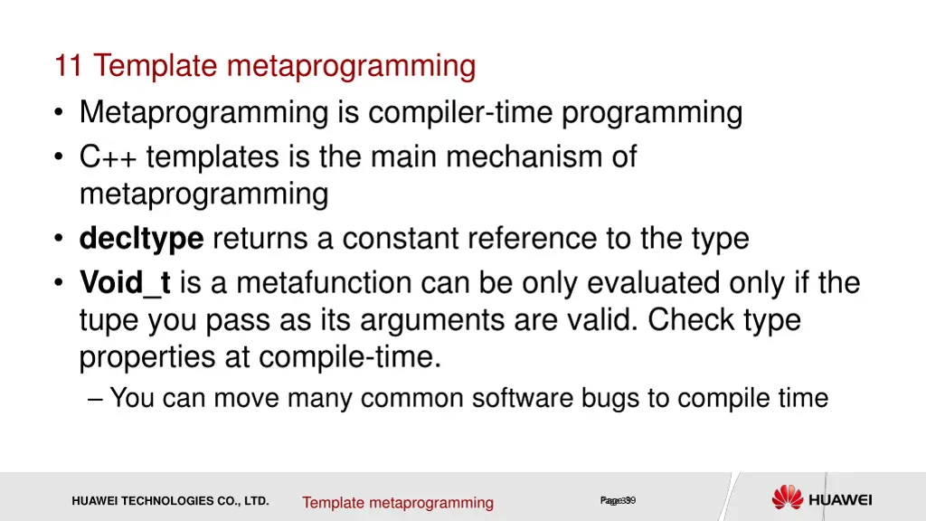 11 template metaprogramming metaprogramming