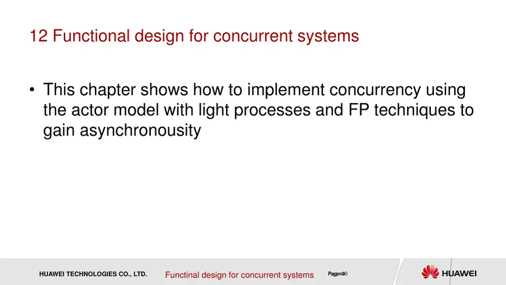 12 functional design for concurrent systems