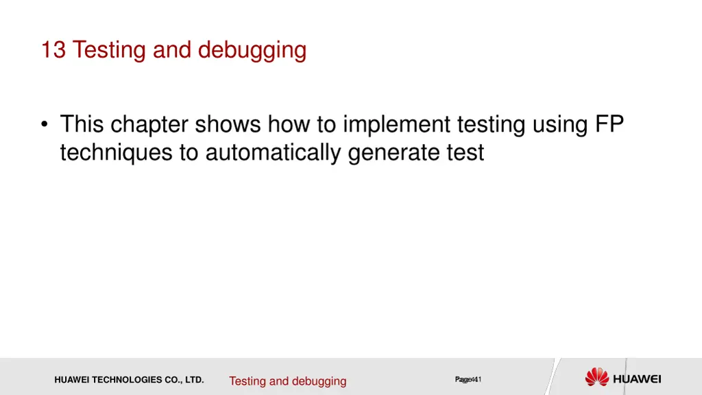 13 testing and debugging