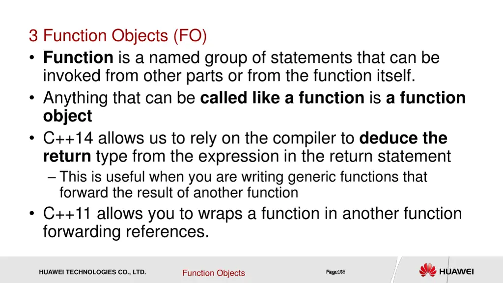3 function objects fo function is a named group