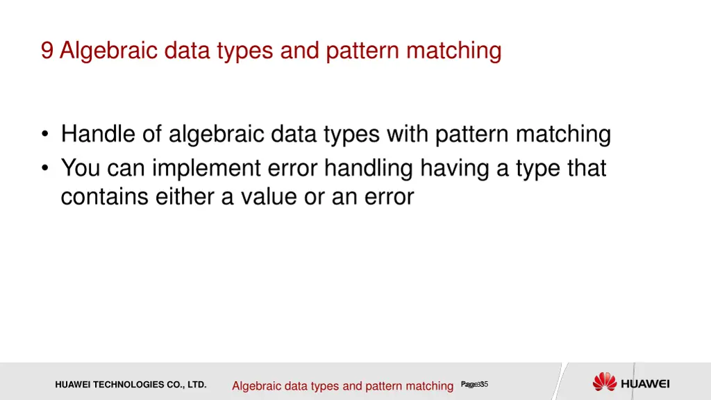 9 algebraic data types and pattern matching