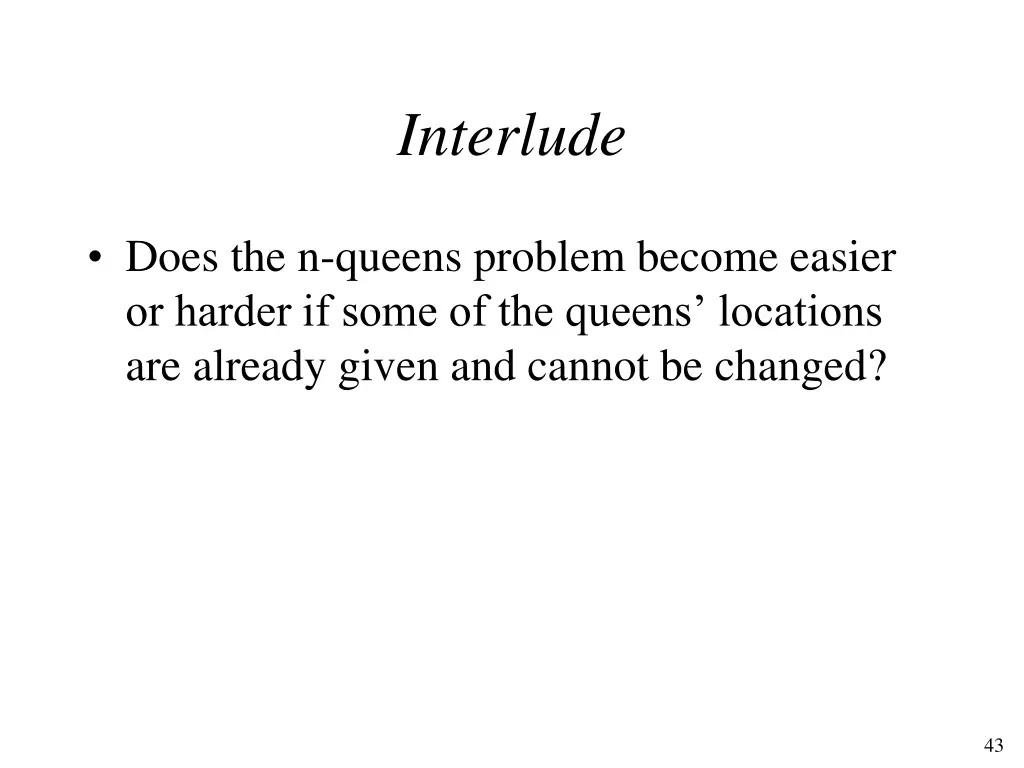 interlude