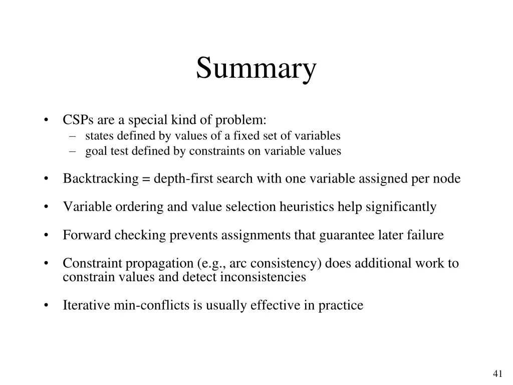 summary