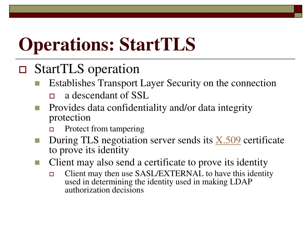 operations starttls