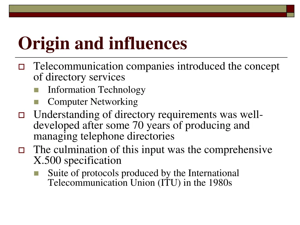 origin and influences 1