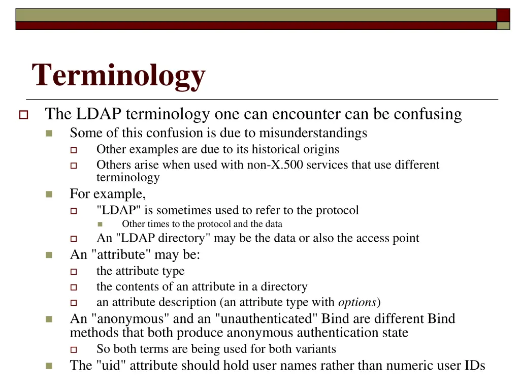 terminology 1