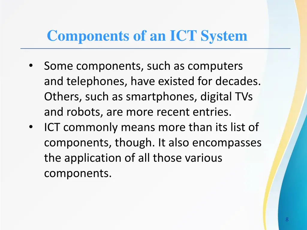 components of an ict system 2