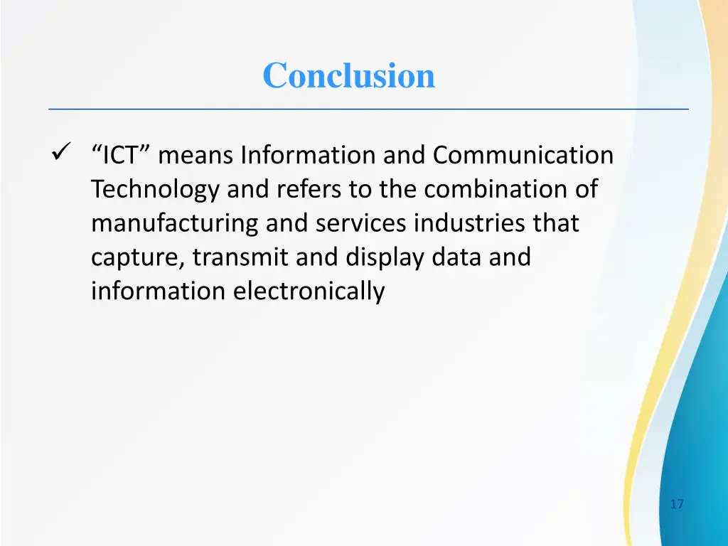 conclusion