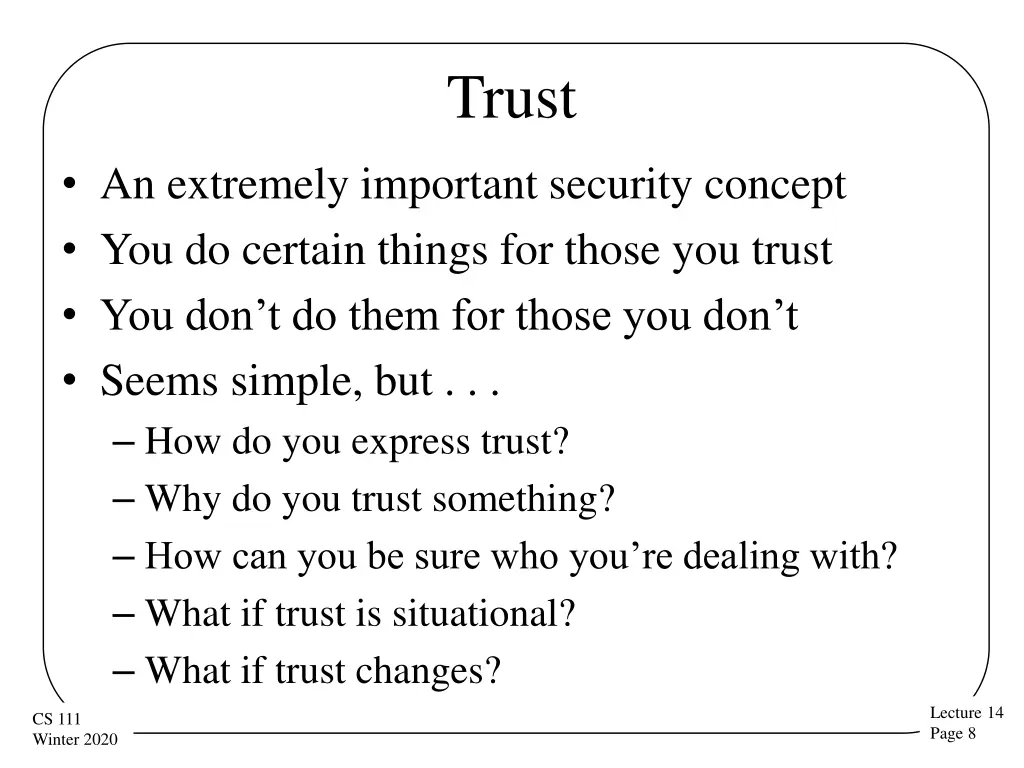 trust