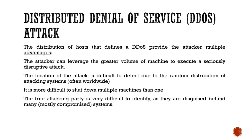 distributed denial of service ddos attack 1