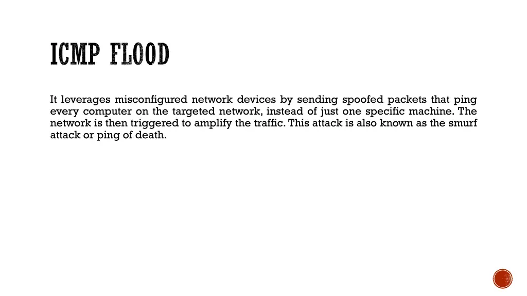 icmp flood
