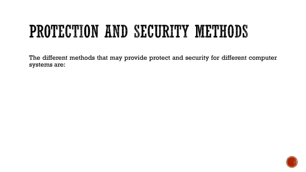protection and security methods