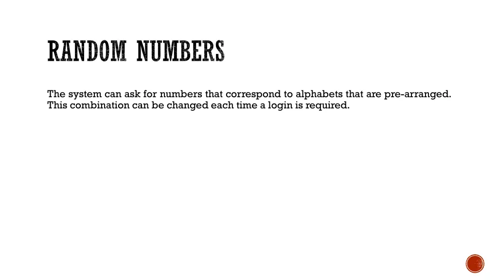 random numbers