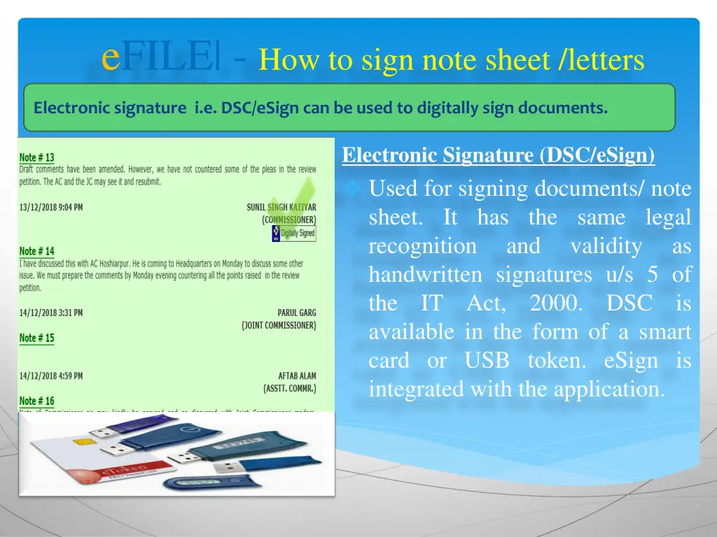 efile how to sign note sheet letters