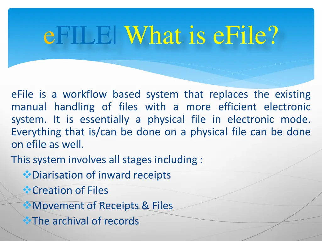 efile what is efile