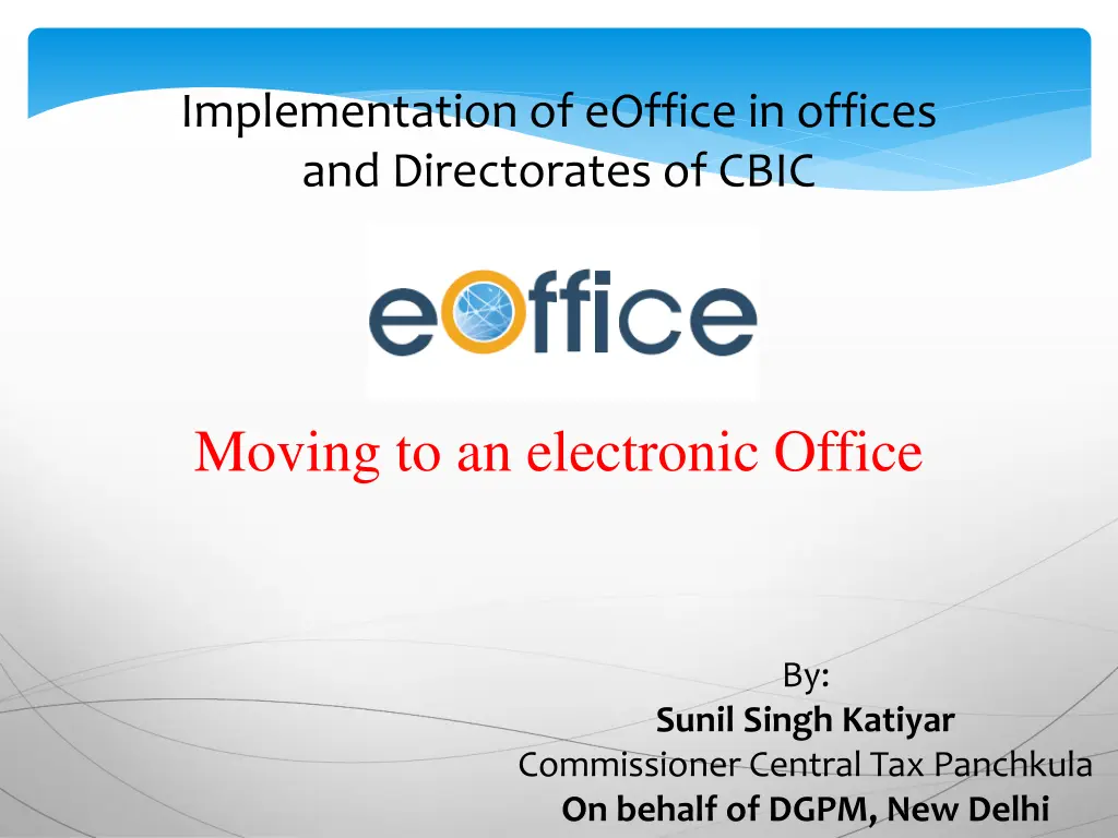 implementation of eoffice in offices