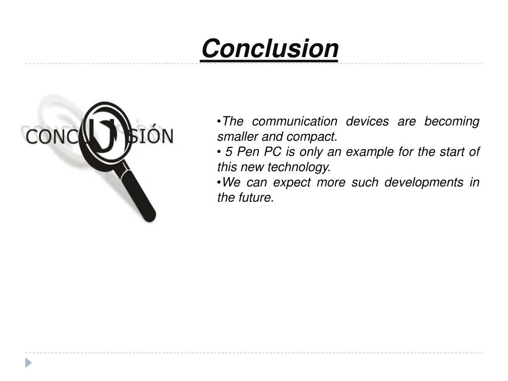 conclusion