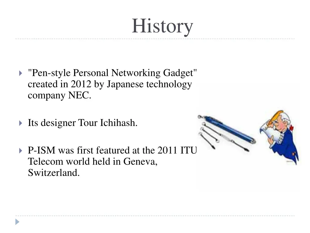 history