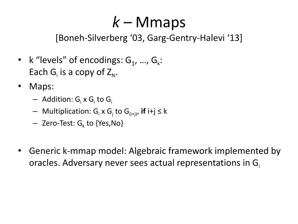 k mmaps