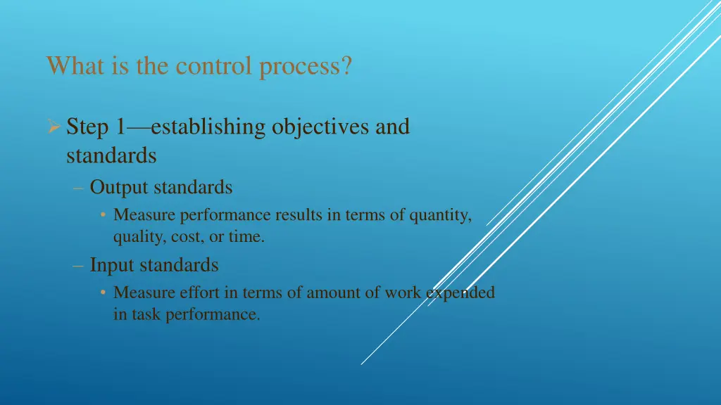 what is the control process 2