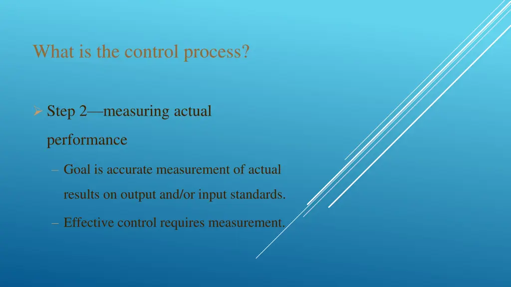 what is the control process 3