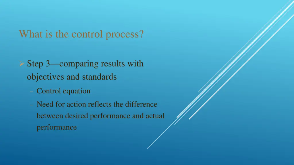 what is the control process 4