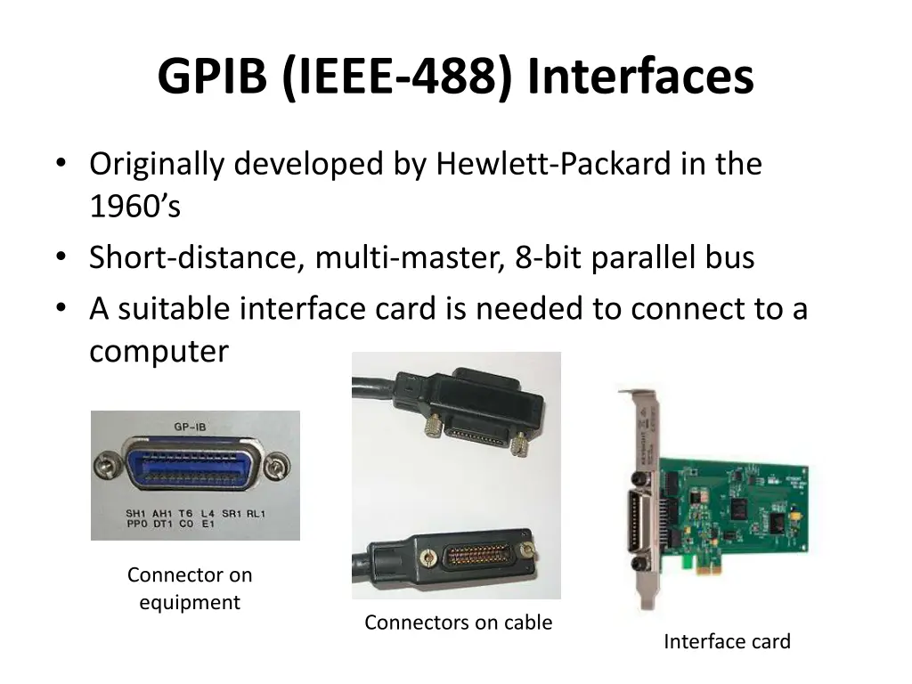 gpib ieee 488 interfaces