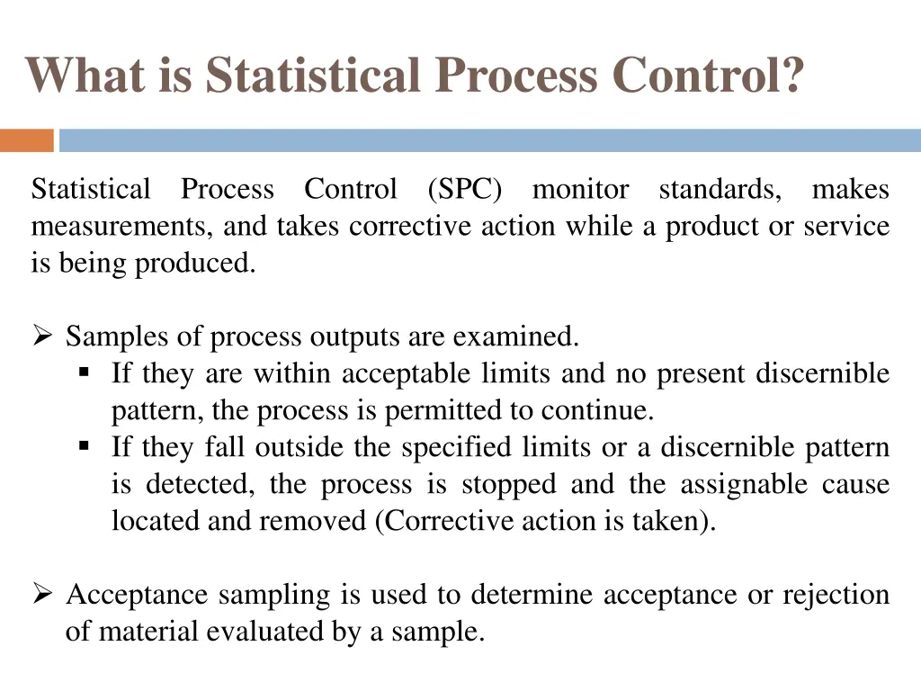 what is statistical process control 2