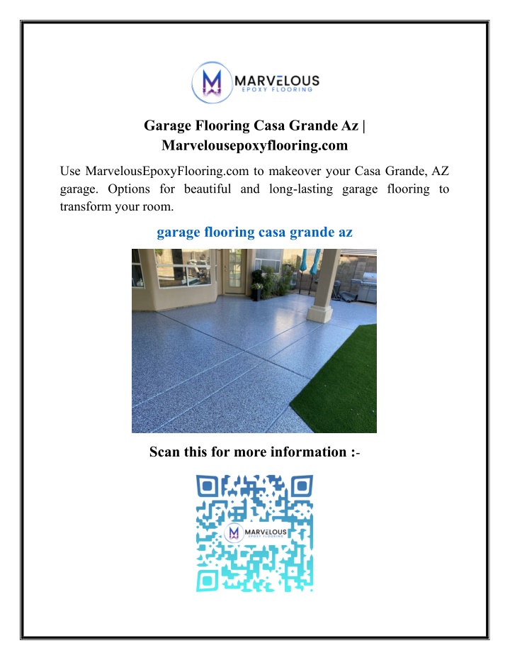 garage flooring casa grande