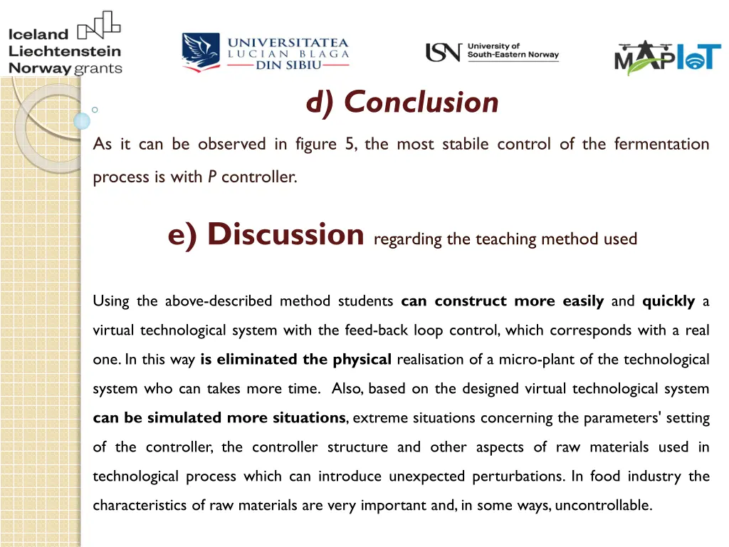 d conclusion