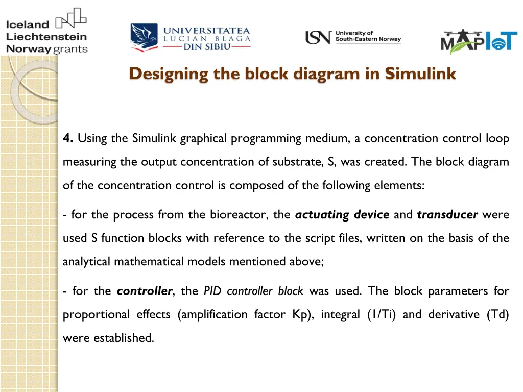 designing the block diagram in simulink 3