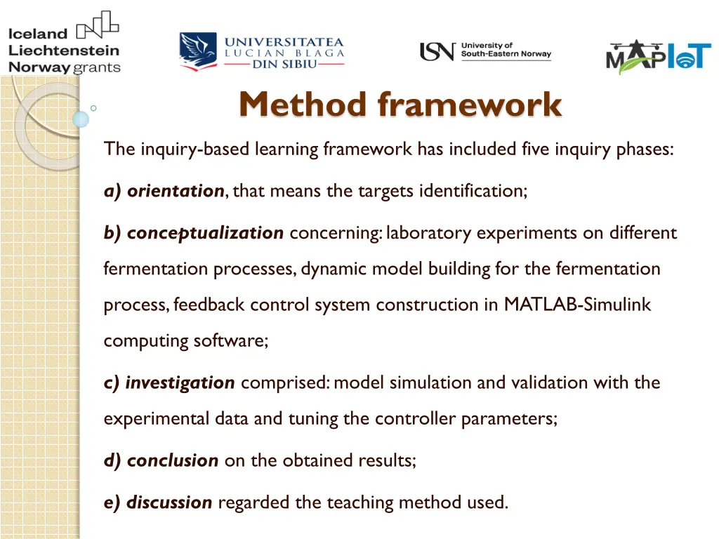 method framework