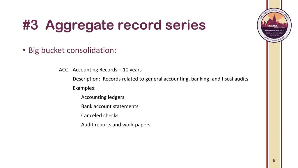 3 aggregate record series 2