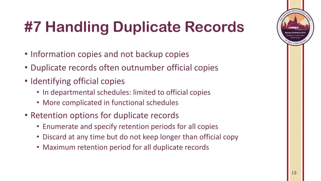 7 handling duplicate records