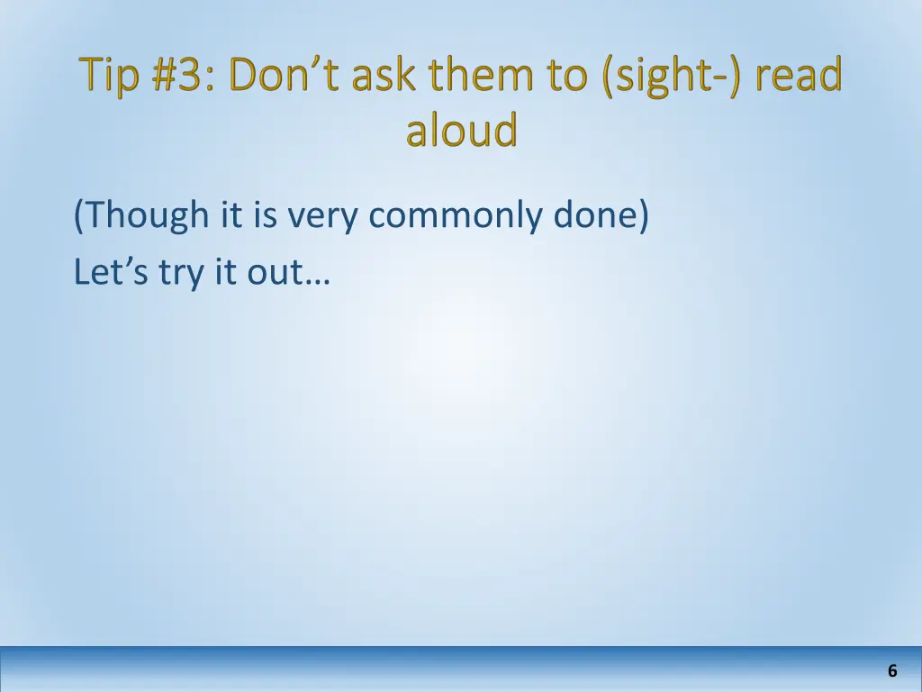 though it is very commonly done let s try it out