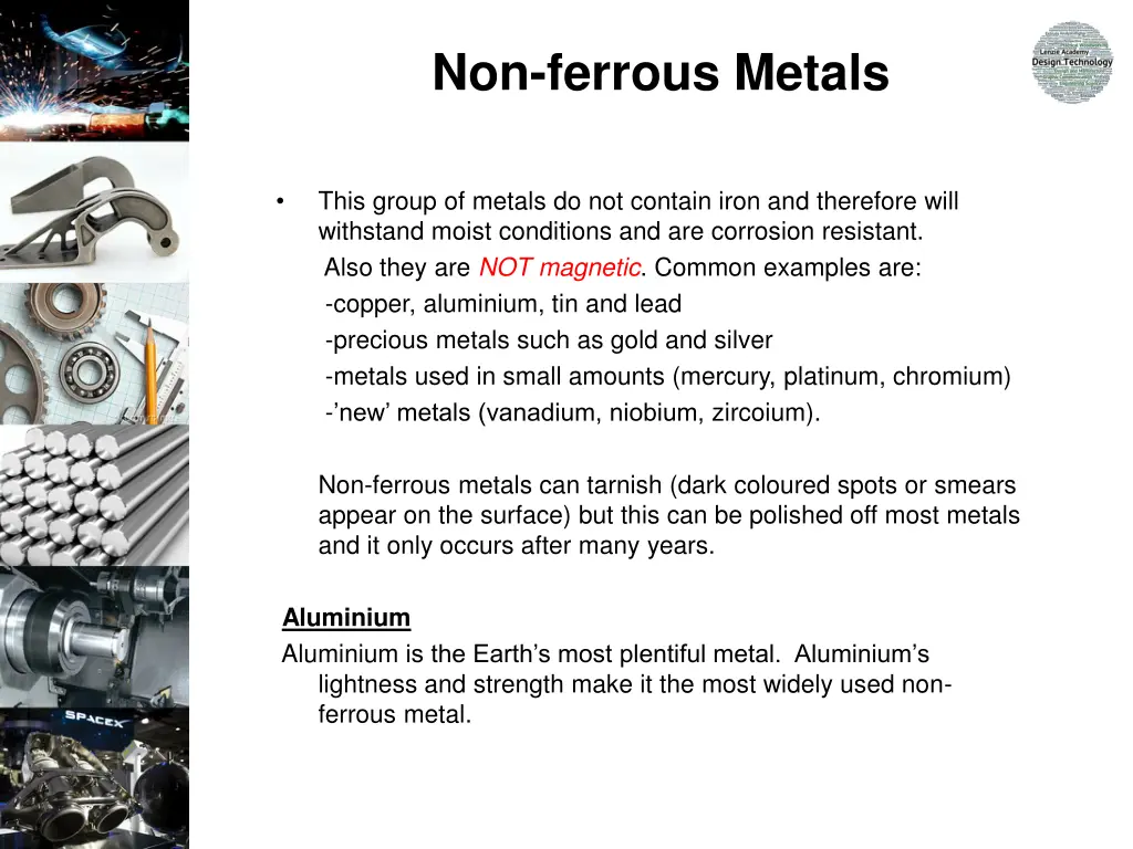 non ferrous metals