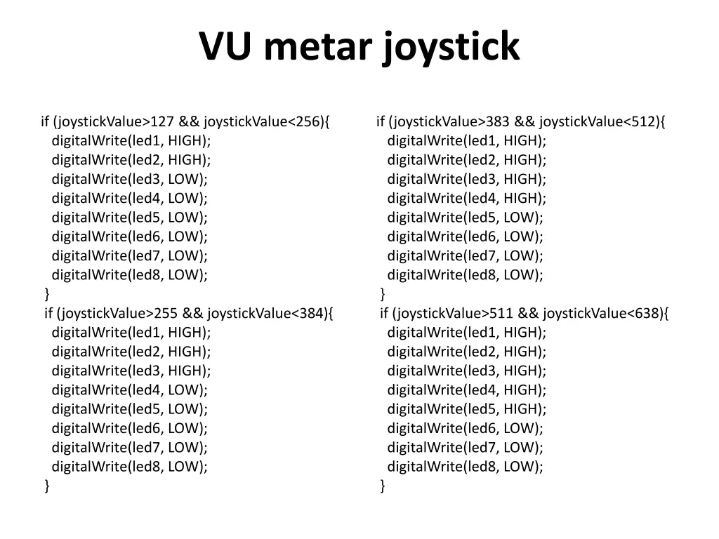 vu metar joystick 1